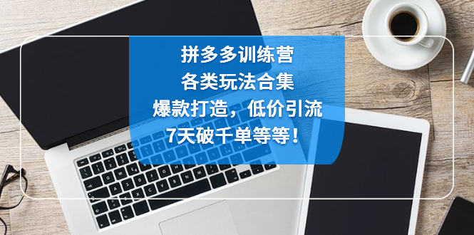 （4693期）拼多多训练营：各玩法合集，爆款打造，低价引流，7天破千单等等！ - 白戈学堂-<a href=