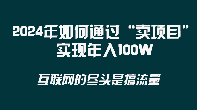 （8382期） 2024年如何通过“卖项目”实现年入100W - 白戈学堂-<a href=