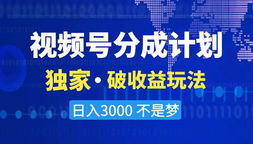 （8493期）2024最新破收益技术，原创玩法不违规不封号三天起号 日入3000+ - 白戈学堂-<a href=