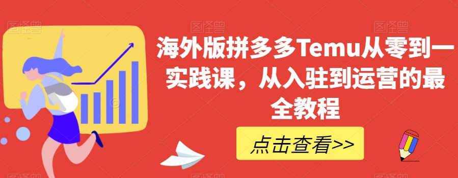 海外版拼多多Temu从零到一实践课，从入驻到运营的最全教程 - 白戈学堂-<a href=