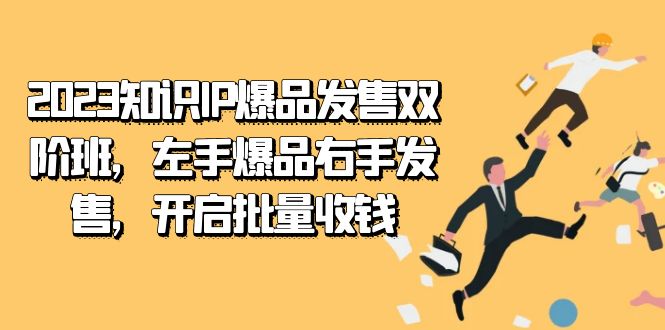 （7426期）2023知识IP-爆品发售双 阶班，左手爆品右手发售，开启批量收钱 - 白戈学堂-<a href=