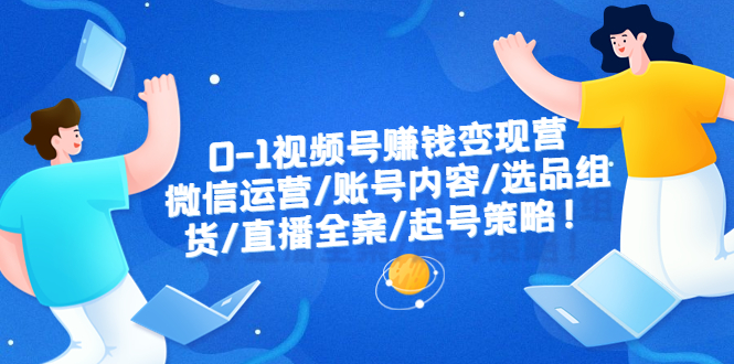 （6340期）0-1视频号赚钱变现营：微信运营-账号内容-选品组货-直播全案-起号策略！ - 白戈学堂-<a href=