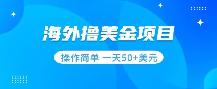 撸美金项目无门槛操作简单小白一天50+美刀 - 白戈学堂-<a href=