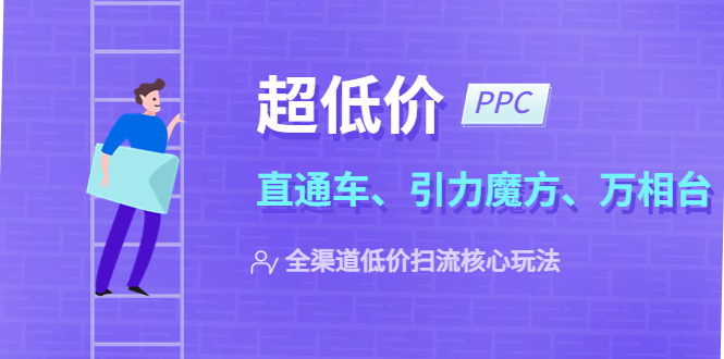 （5659期）2023超低价·ppc—“直通车、引力魔方、万相台”全渠道·低价扫流核心玩法 - 白戈学堂-<a href=