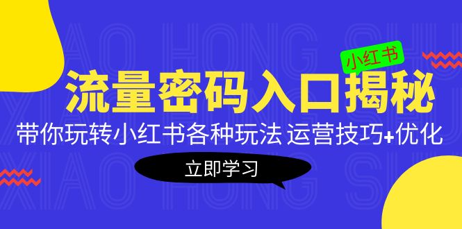 （5179期）小红书流量密码入口揭秘：带你玩转小红书各种玩法 运营技巧+优化！ - 白戈学堂-<a href=