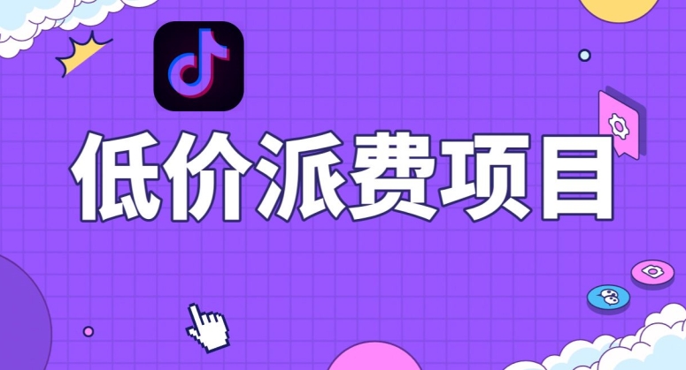 抖音低价派单项目，0门槛，日入1000+很轻松，小白可操作【揭秘】 - 白戈学堂-<a href=