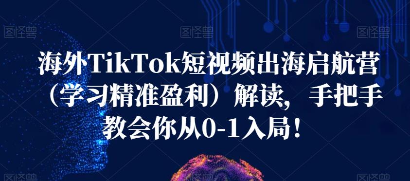 海外TikTok短视频出海启航营（学习精准盈利）解读，手把手教会你从0-1入局！ - 白戈学堂-<a href=