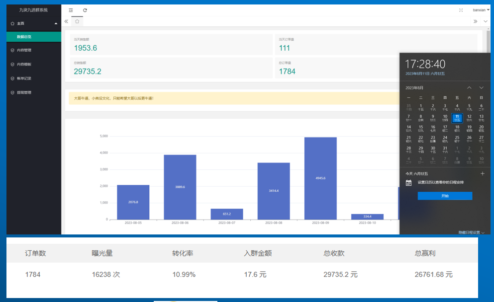 （6933期）男粉3.0，无脑操作，日入1000+无自动变现（掘金系统+教程+素材+软件） - 白戈学堂-<a href=