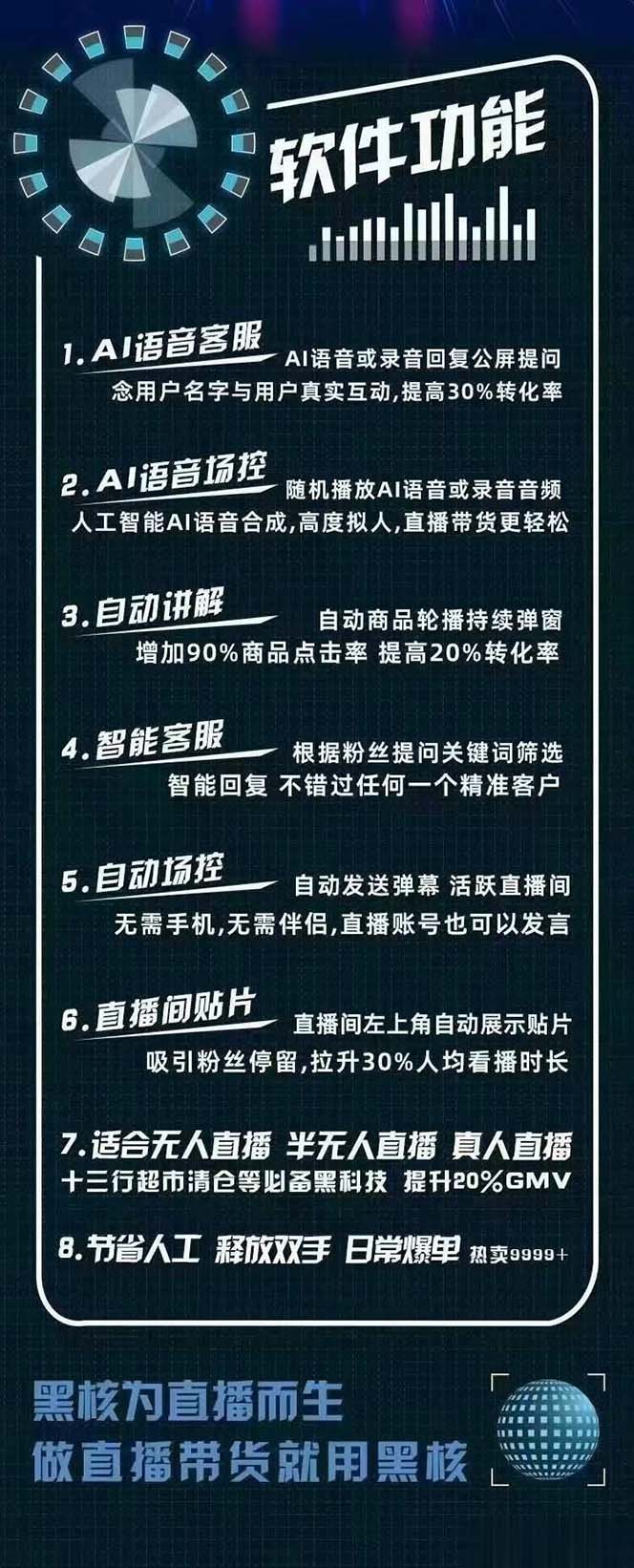 （6050期）【高端精品】外面收费998的黑核AI爆单助手，直播场控必备【永久版脚本】 - 白戈学堂-<a href=