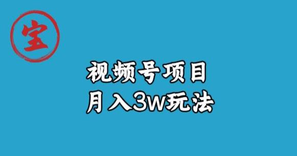 宝哥视频号无货源带货视频月入3w，详细复盘拆解 - 白戈学堂-<a href=