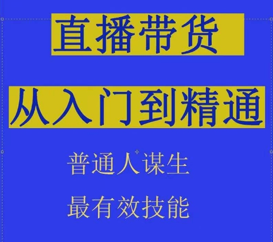 2024抖音直播带货直播间拆解抖运营从入门到精通，普通人谋生最有效技能 - 白戈学堂-<a href=