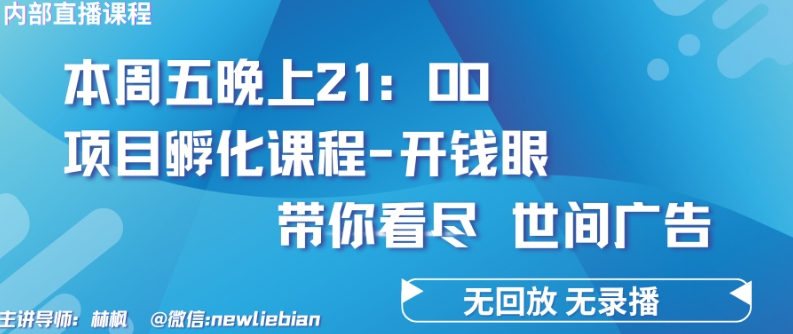 4.26日内部回放课程《项目孵化-开钱眼》赚钱的底层逻辑 - 白戈学堂-<a href=