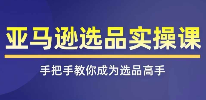 亚马逊选品实操课程，快速掌握亚马逊选品的技巧，覆盖亚马逊选品所有渠道 - 白戈学堂-<a href=