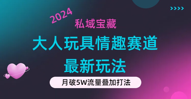 （11541期）私域宝藏：大人玩具情趣赛道合规新玩法，零投入，私域超高流量成单率高 - 白戈学堂-<a href=