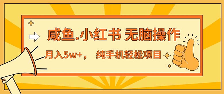 （11524期）2024最赚钱的项目，咸鱼，小红书无脑操作，每单利润500+，轻松月入5万+… - 白戈学堂-<a href=