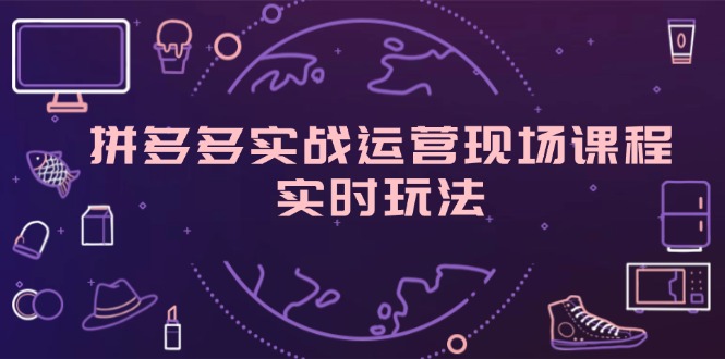 （11759期）拼多多实战运营现场课程，实时玩法，爆款打造，选品、规则解析 - 白戈学堂-<a href=