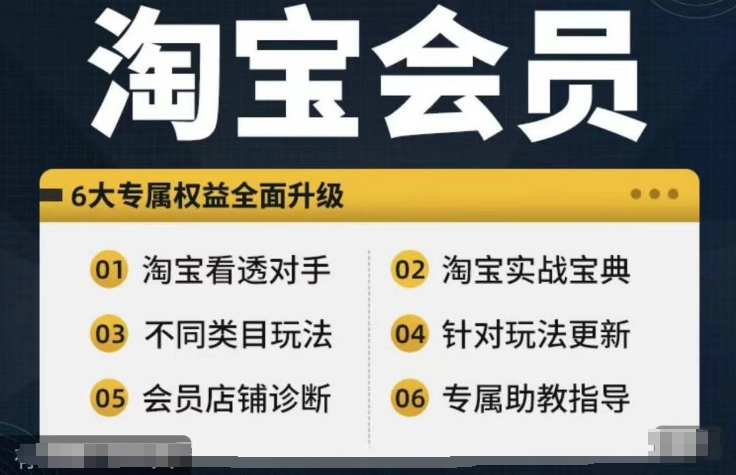 淘宝会员【淘宝所有课程，全面分析对手】，初级到高手全系实战宝典 - 白戈学堂-白戈学堂