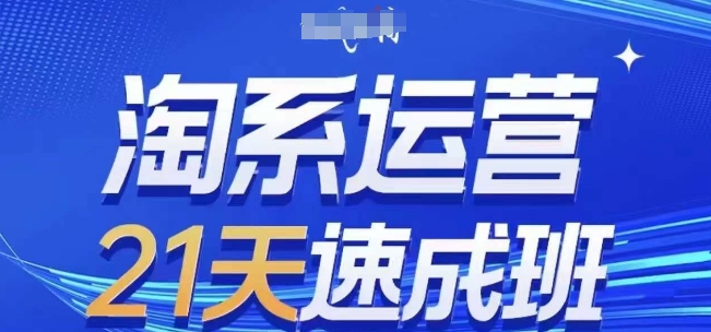 淘系运营21天速成班(更新24年8月)，0基础轻松搞定淘系运营，不做假把式 - 白戈学堂-白戈学堂