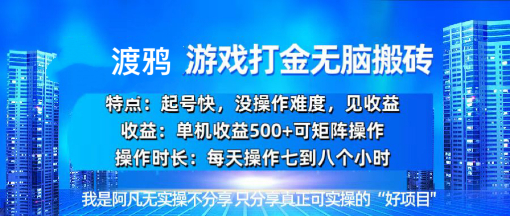 （13501期）韩国知名游戏打金无脑搬砖单机收益500+ - 白戈学堂-白戈学堂