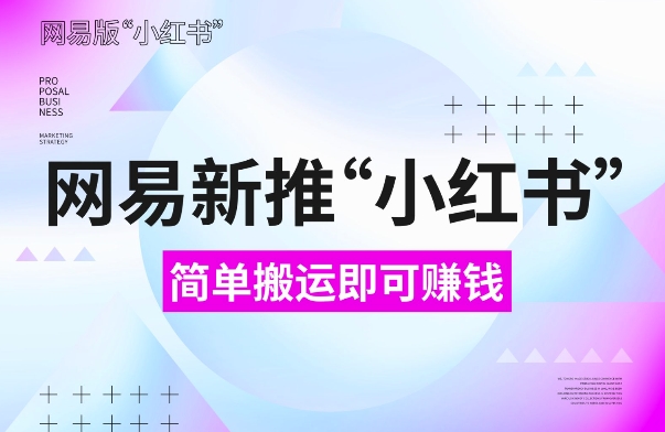 网易官方新推“小红书”，搬运即有收益，新手小白千万别错过(附详细教程) - 白戈学堂-白戈学堂