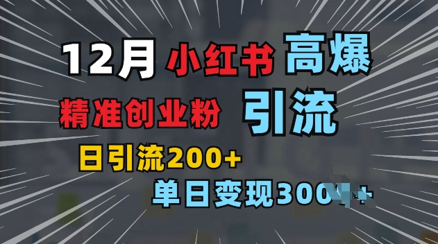 小红书一张图片“引爆”创业粉，单日+200+精准创业粉 可筛选付费意识创业粉 - 白戈学堂-白戈学堂