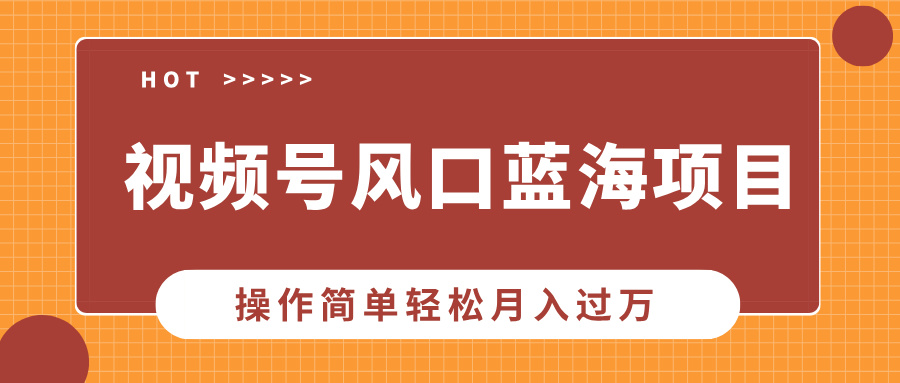 （13945期）视频号风口蓝海项目，中老年人的流量密码，操作简单轻松月入过万-白戈学堂