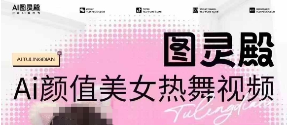 全网首发，原价988图灵殿AI颜值美女热舞视频，云端生图，轻松过原创-白戈学堂