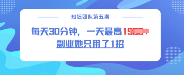 副业她只用了1招，每天30分钟，无脑二创，一天最高1.5k-白戈学堂