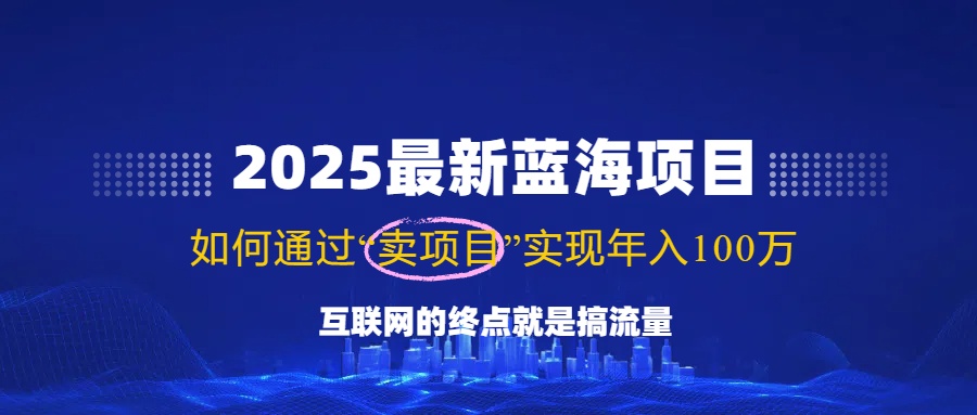 （14305期）2025最新蓝海项目，零门槛轻松复制，月入10万+，新手也能操作！-白戈学堂