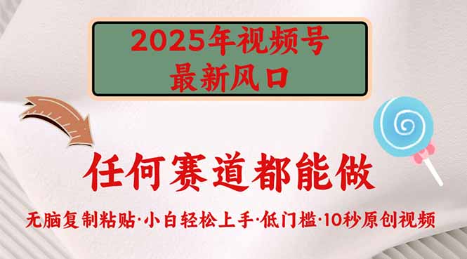 （14453期）2025年视频号新风口，低门槛只需要无脑执行-白戈学堂